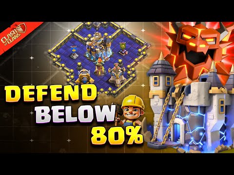 Defend BELOW 80% with THIS Toxic Revenge Tower Setup 🥶  Best TH18 Legend League Base Link