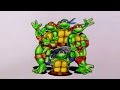 Drawing Teenage Mutant Ninja Turtles 