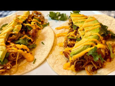 Chipotle Chicken Easy Crockpot Dinner!