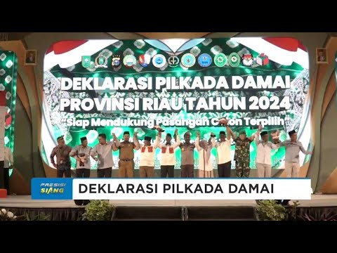 POLDA RIAU DEKLARASI PILKADA DAMAI