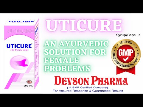 Syrup uticure, ayurvedic uterine tonic for females, devson p...
