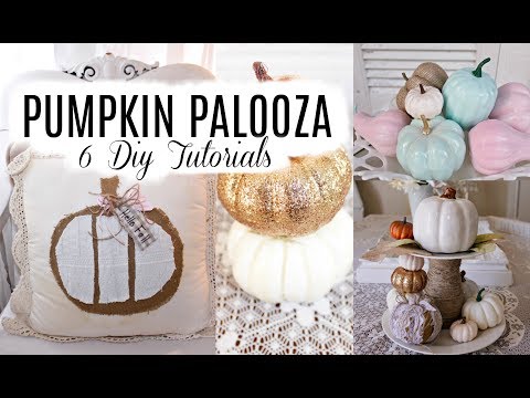 🎃PUMPKIN PALOOZA 2018 / $5 FALL DECOR DIY 6 TUTORIALS 🎃