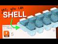 Fusion 360 Ice Cube Tray: Shell Trick & Tapered Extrude Tutorial