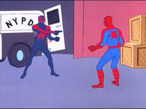 Spiderman Pointing At Spiderman - Original Source Video