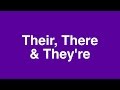 How to pronounce THERE, THEIR & THEY'RE: British English