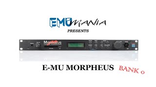 Video thumbnail for E-MU MORPHEUS - BANK 0 PRESET DEMO by EMU Mania