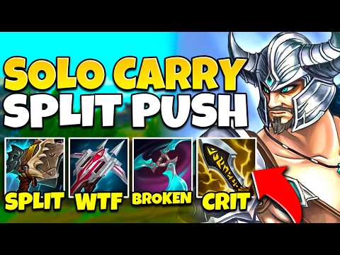 The Rank 1 Tryndamere puts on a MASTER CLASS on how to Split Push carry