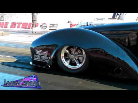 Brian Macy driving Black Betty, the Pro Mod Willys