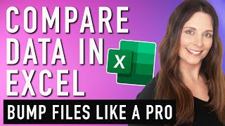 Download the video "How To Compare Data in Excel Files and Find Differences - Bump Files Like a Pro!"