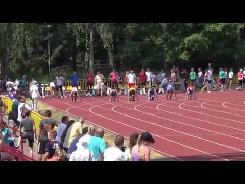 100m mężczyzn bieg 2 - Poznań 3.06.2018