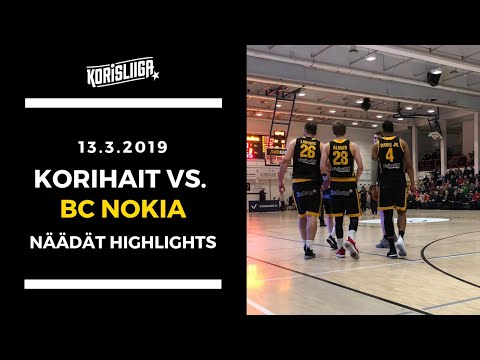Korihait vs. BC Nokia | Näädät Highlights | 13.3.2019