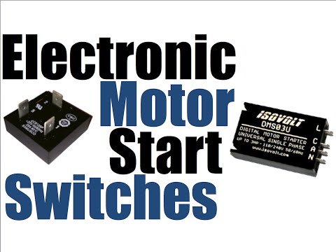 Introduction of electric motor starter switches