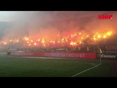 151. Ethernal Belgrade Derby Crvena zvezda Partizan Delije Pyroshow (151. veciti derbi)