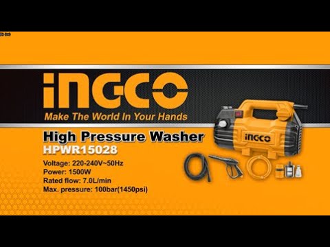 Features & Uses of Ingco High Pressure Washer 1500W 6.0L HPWR15028