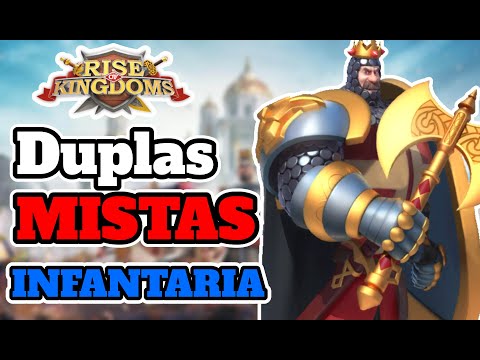 ⚔️As MELHORES combinações Épicos com Lendários de INFANTARIA Rise of Kingdoms