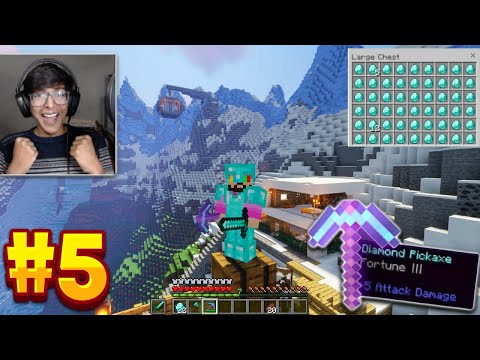 Unlimited Diamonds With Fortune 3 in Minecraft 1.18 Let's Play Survival 05