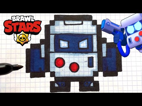 HOW TO DRAW BRAWL STARS 8-BIT