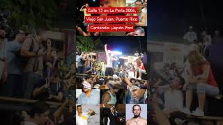 Calle 13 en La Perla 2006. Viejo San Juan, PR. Cantando: Japón Pon 🇵🇷🎵🎙💽 #calle13 #residente #musica