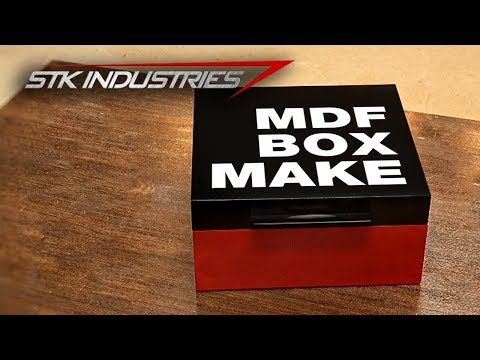 How To Make a MDF Box 상자만들기
