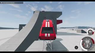Air barrel on the car in BeamNG #beamng #gaming #fun #relax #fly #crash
