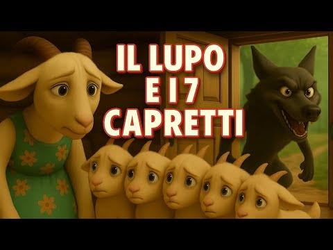Il Lupo e i 7 Capretti 🐺🐐 | Fiaba Animata per Bambini in Italiano