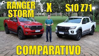 Comparativo: Ford Ranger Storm x Chevrolet S10 Z71