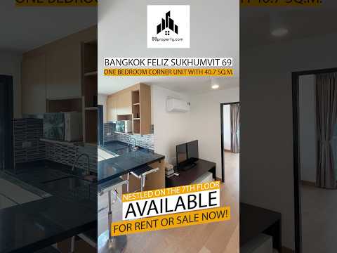 Bangkok Feliz Sukhumvit 69-2, Bangkok, 39 Sukhumvit 69 Alley, Phra Kanong Nua, Watthana, Bangkok, 1 Bedroom, 41 sqm, Condo For Rent, by Win Chan, 500372114 - DDproperty.com