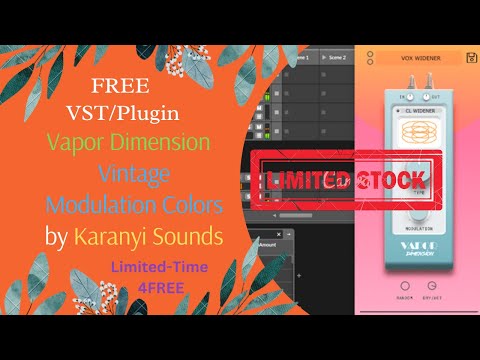 Vapor Dimension - Vintage Modulation Colors VST/Plugin by Karanyi Sounds  (Limited-Time 4FREE )
