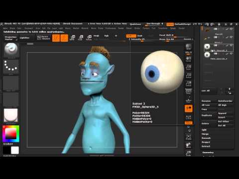 Introduction to ZBrush 4R7 41