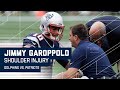 Jimmy Garoppolo Injures Shoulder | Dolphins vs. Patriots | NFL