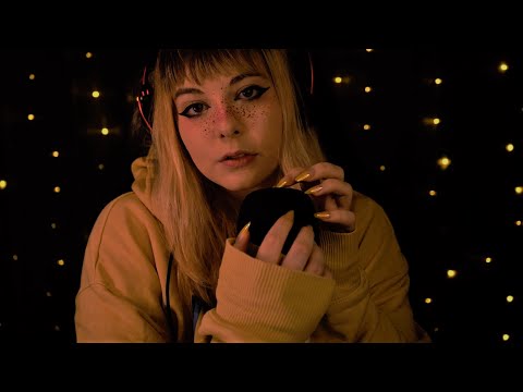ASMR | 3 HOURS extra slow Mic Scratching and Soft Blowing for Sleep - Rain Sounds, no talking