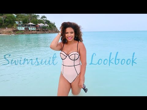Curvy Girl Swimsuit Lookbook 2018  - Sexy, Flattering, One Piece Swimsuits! Video