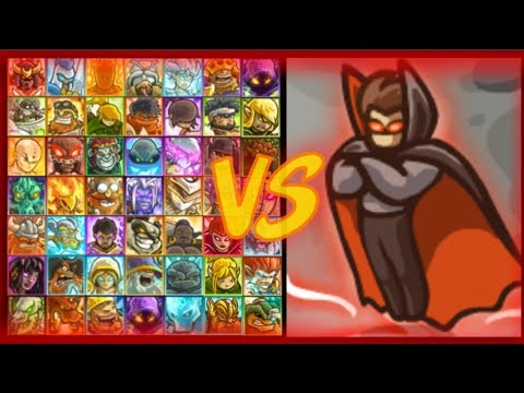 All Heroes x10 VS Vasile - Kingdom Rush