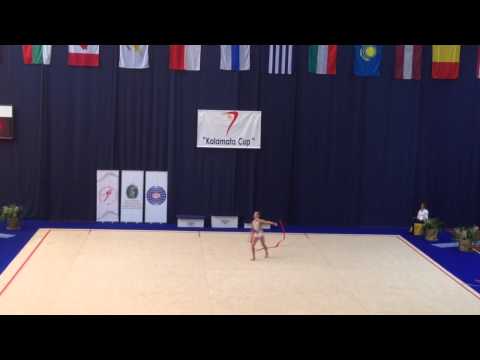 Gergalo Rebecca (FIN) Finals Ribbon Kalamata Cup 2014