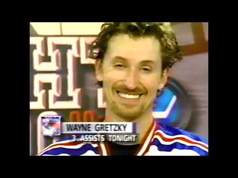 Wayne Gretzky Roughing on Patrice Brisebois (Replay): OT Assist & Interview Dec. 21st, 1996