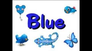 Color B L U E blue song   Kindergarten