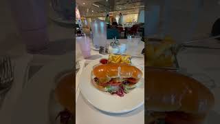 Sun Princess AMERICANA DINER: Comfort Food & Robot Server Help! #shorts