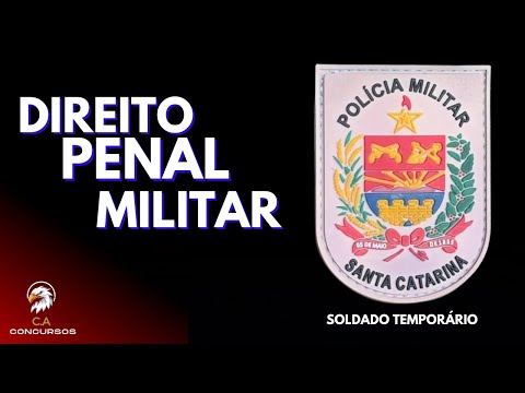 Temporary Soldier PMSC | Class 2 Military Penal Code | Theory of Crime | CA Concursos | Gustavo G...