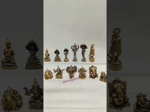 Bronze Cute Tiny Pocket God Statue