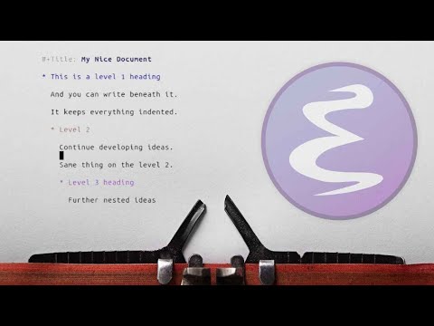 Emacs | Clean Up Your Org Mode Document With Org Indent Mode