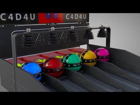 Marble Run Animation #7 Ultimate ❤️ C4D4U