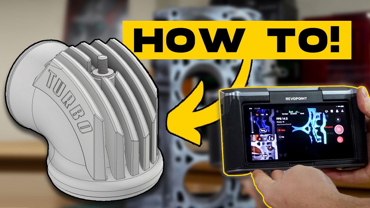 3D Scanning Turbo Car Parts – CAD Modelling & 3D Printing | Revopoint Miraco Plus 3D Scanner