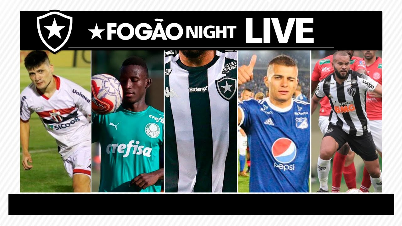LIVE | Botafogo busca contratações de Ronald, Angulo, Jhon Duque e José Welison e acerta com patrocinador