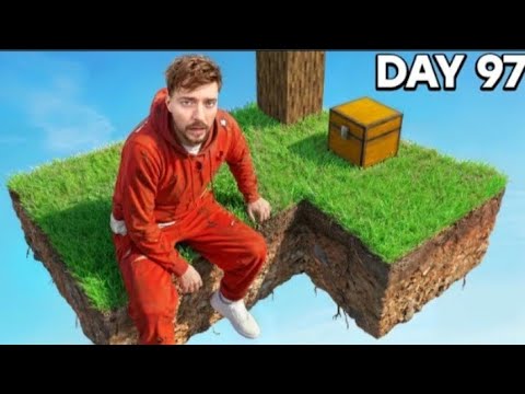 I survive 100 days in sky block 🤯🤯