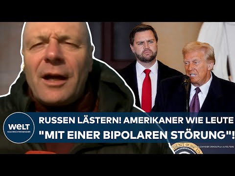 PUTINS KRIEG: Russen lästern! Trump und Co. benehmen sich wie Leute "mit einer bipolaren Störung"!