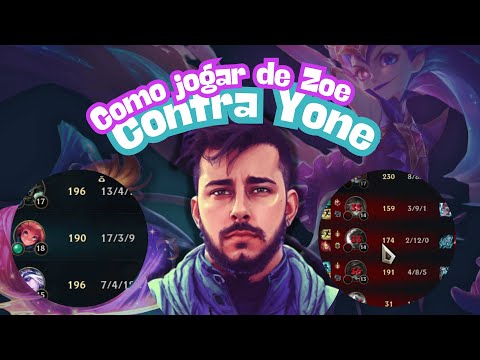 Como jogar de Zoe contra Yone