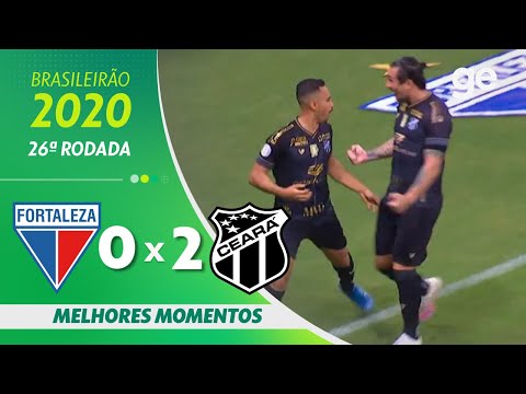 Gols e lances de Fortaleza x Ceará