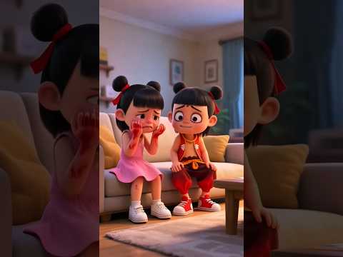 चिन्तु के बहेन कैसे जल गया ❓️🤔 #cartoon #funny #animation #shorts #shortsfeed #trending