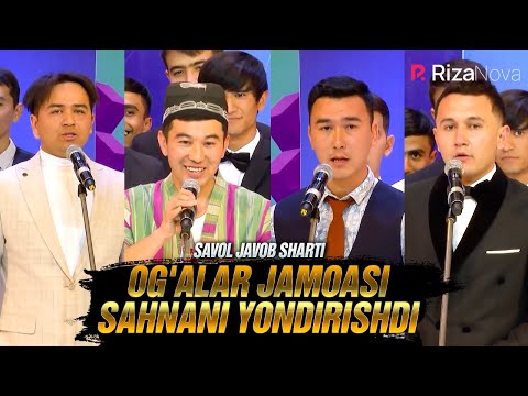 QVZ 2021 | Savol javob sharti | Og'alar jamoasi sahnani yondirishdi