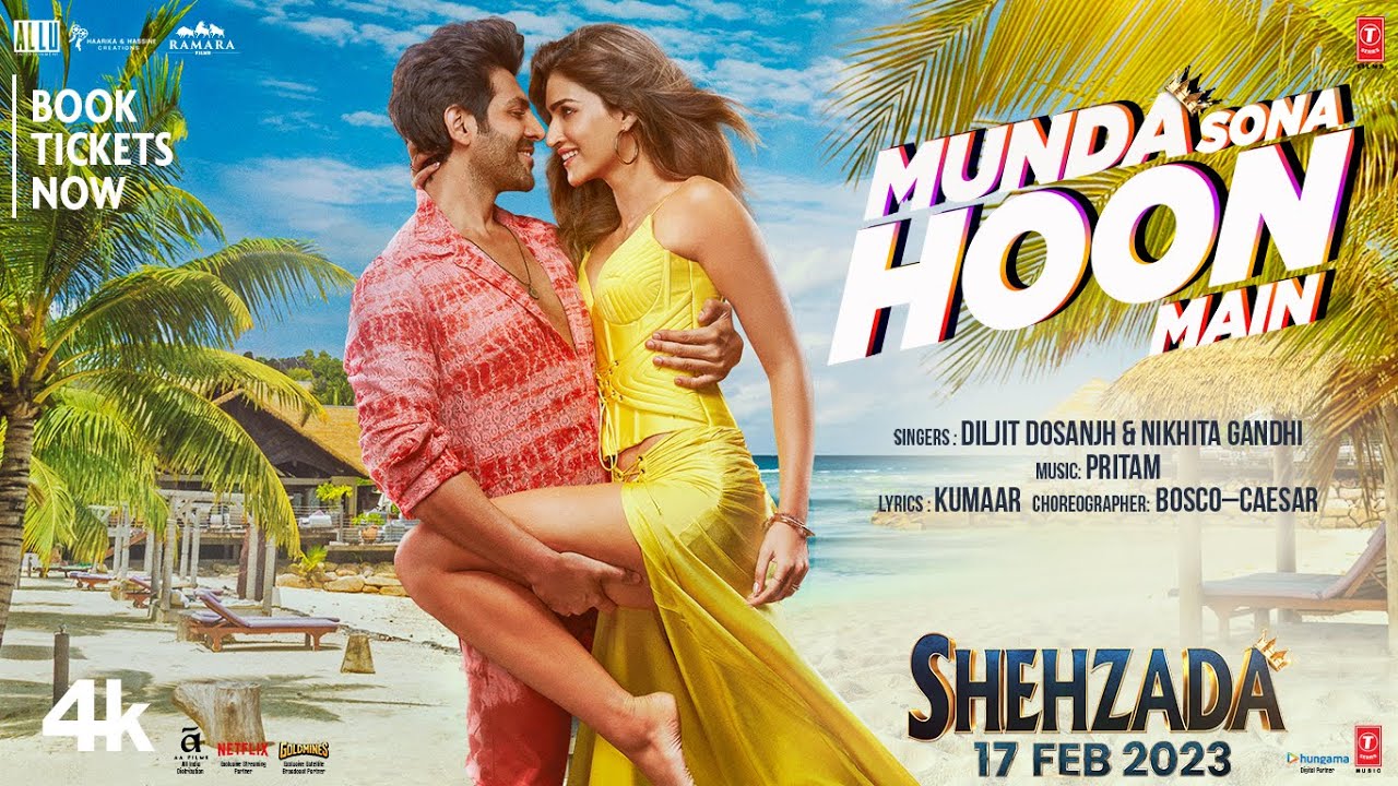 Munda Sohna Hoon Main Lyrics – Shehzada | Diljit